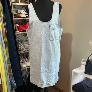 Universal Thread Denim Scoop Neck Mini Dress